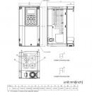 Trójfazowy falownik 4,0/3,7 kW 460VAC VFD040C4EA-21 Delta Electronics